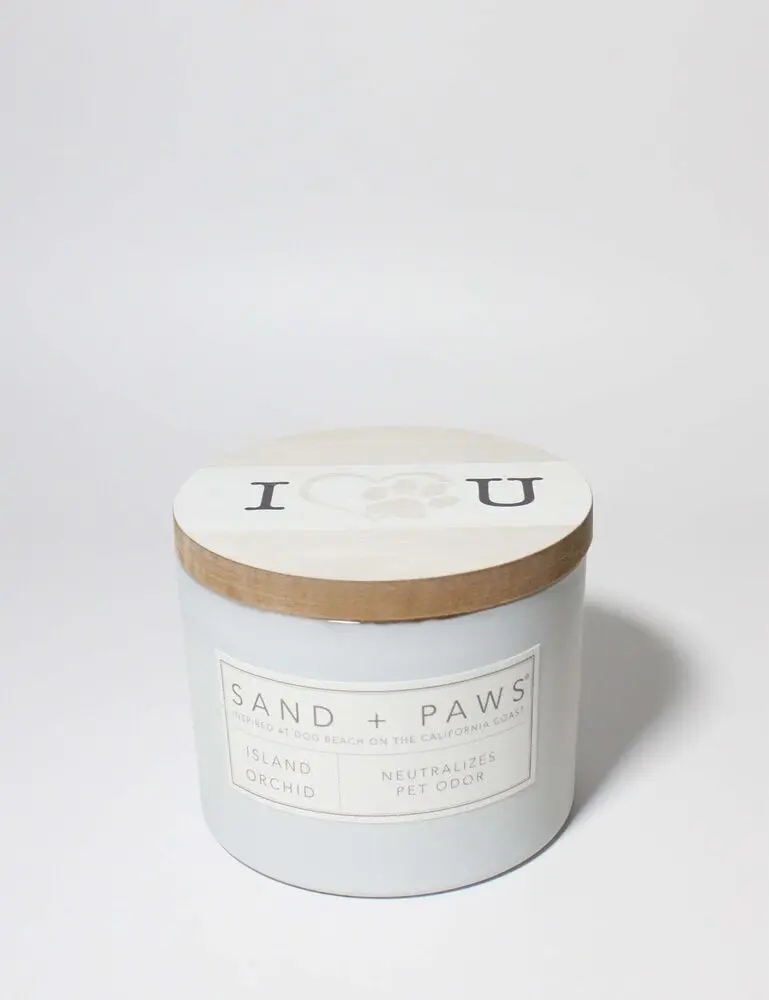Sand + Paws Island Orchid 12 Oz Scented Candle