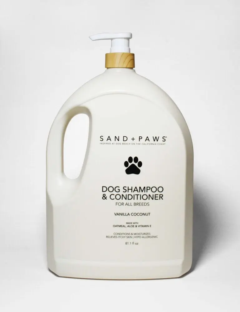 Sand + Paws Pet Shampoo & Conditioner - Vanilla Coconut