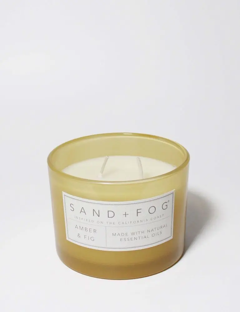 Amber & Fig 12 Oz Scented Candle - Image 3