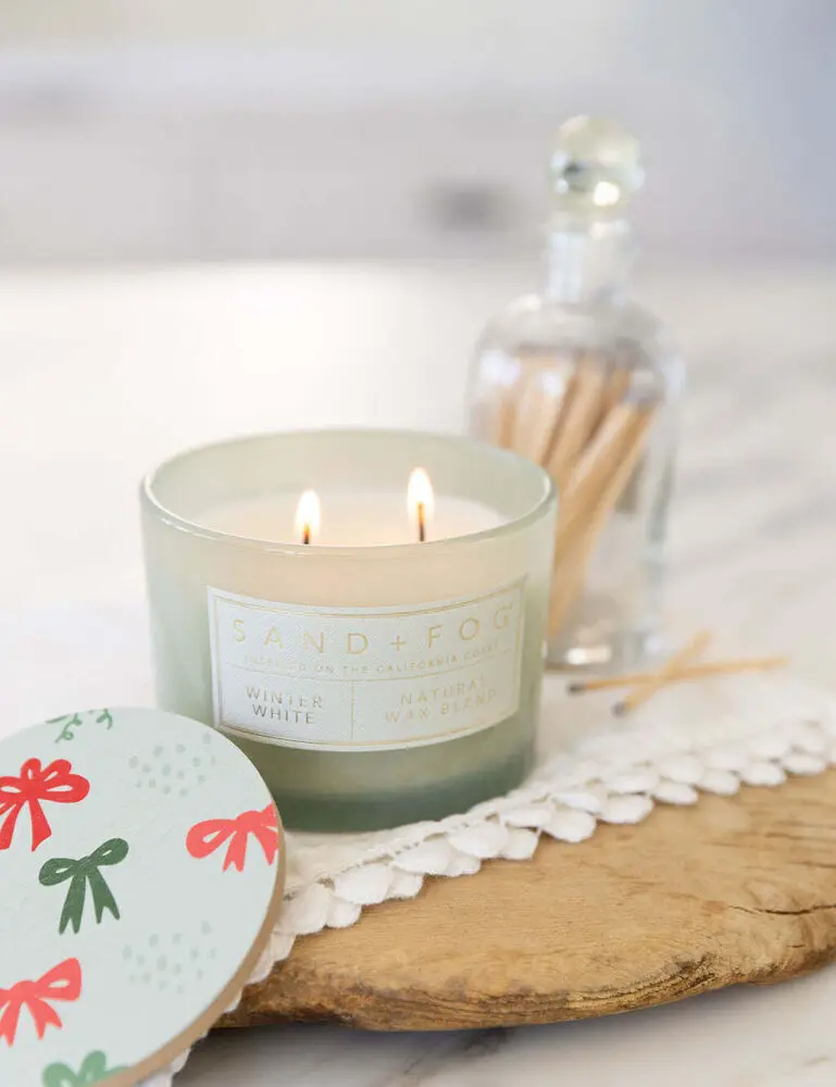 Winter White 12 Oz Scented Candle - Image 5
