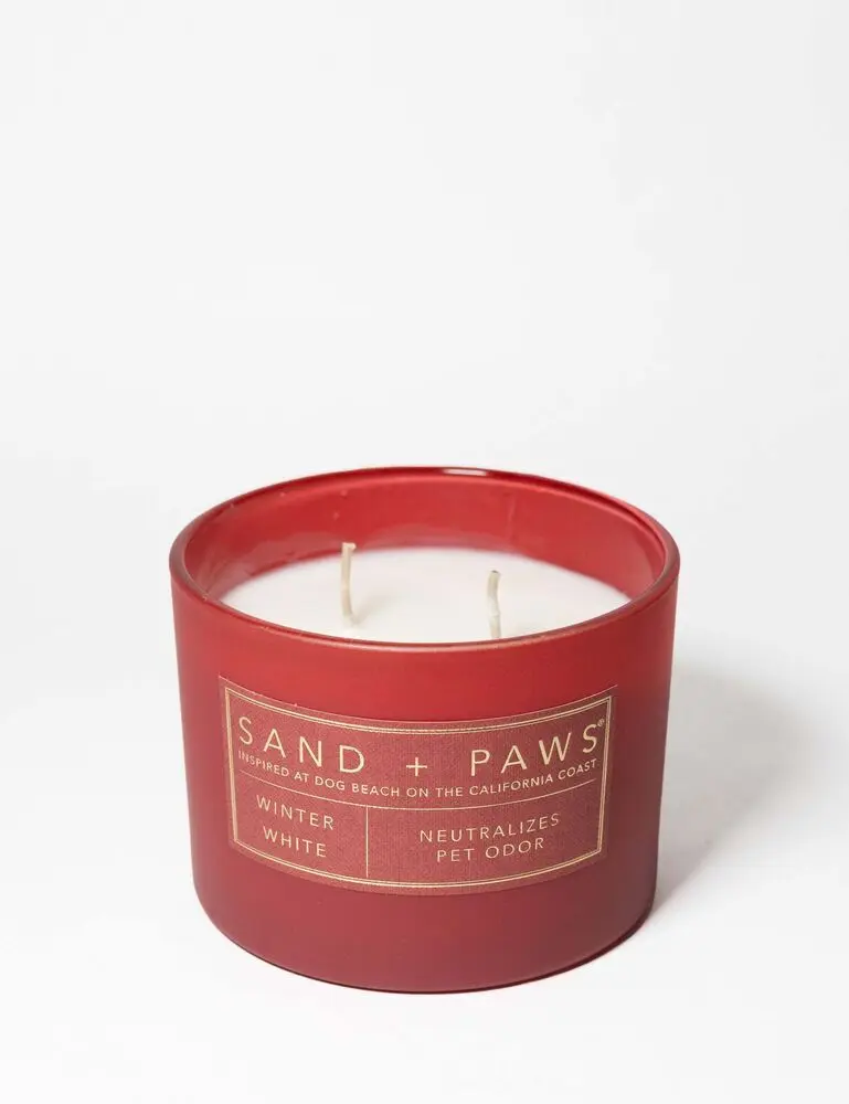 Sand + Paws Winter White 12 Oz Scented Candle - Image 3