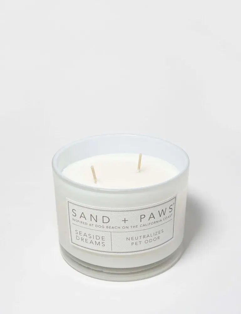 Sand + Paws Seaside Dreams 12 Oz Scented Candle - Image 3