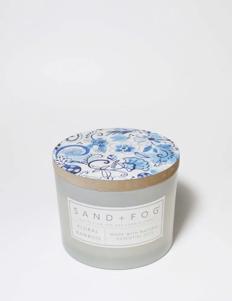 Floral Bamboo 12 Oz Scented Candle