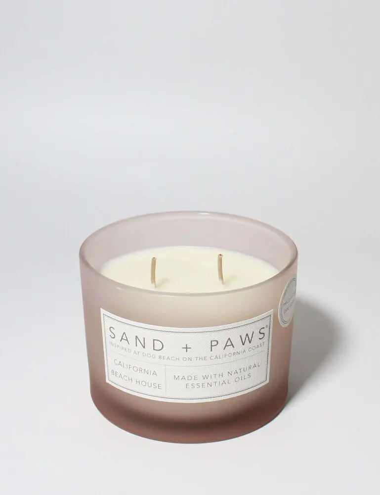 Sand + Paws California Beach House 12 Oz Scented Candle - Image 3