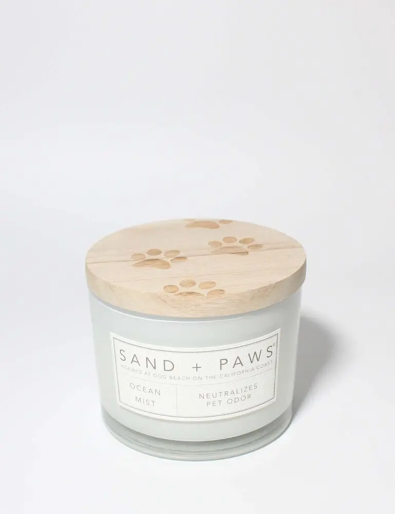 Sand + Paws Ocean Mist 12 Oz Scented Candle