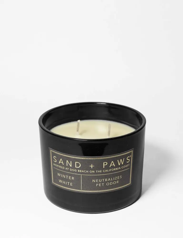 Sand + Paws Winter White 12 Oz Scented Candle - Image 3