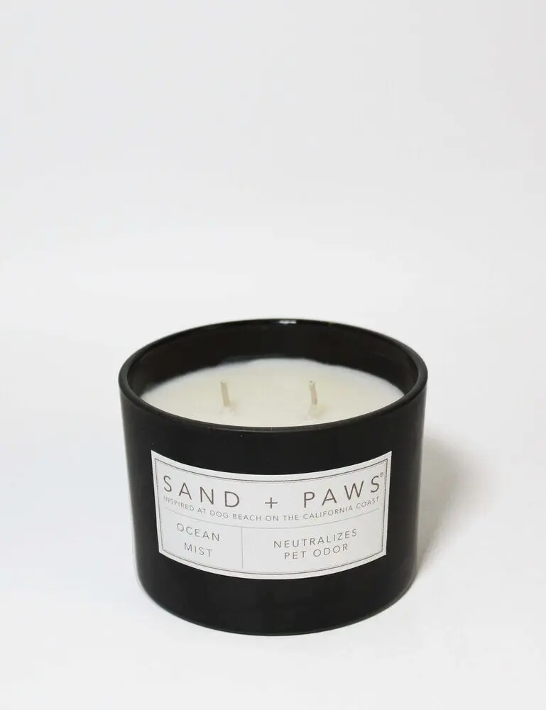 Sand + Paws Ocean Mist 12 Oz Scented Candle - Image 3
