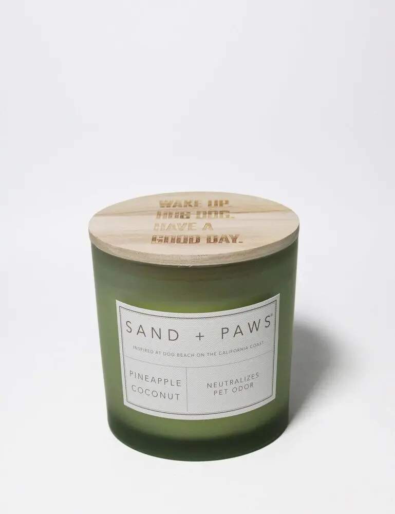 Sand + Paws Pineapple Coconut 21 Oz Scented Candle