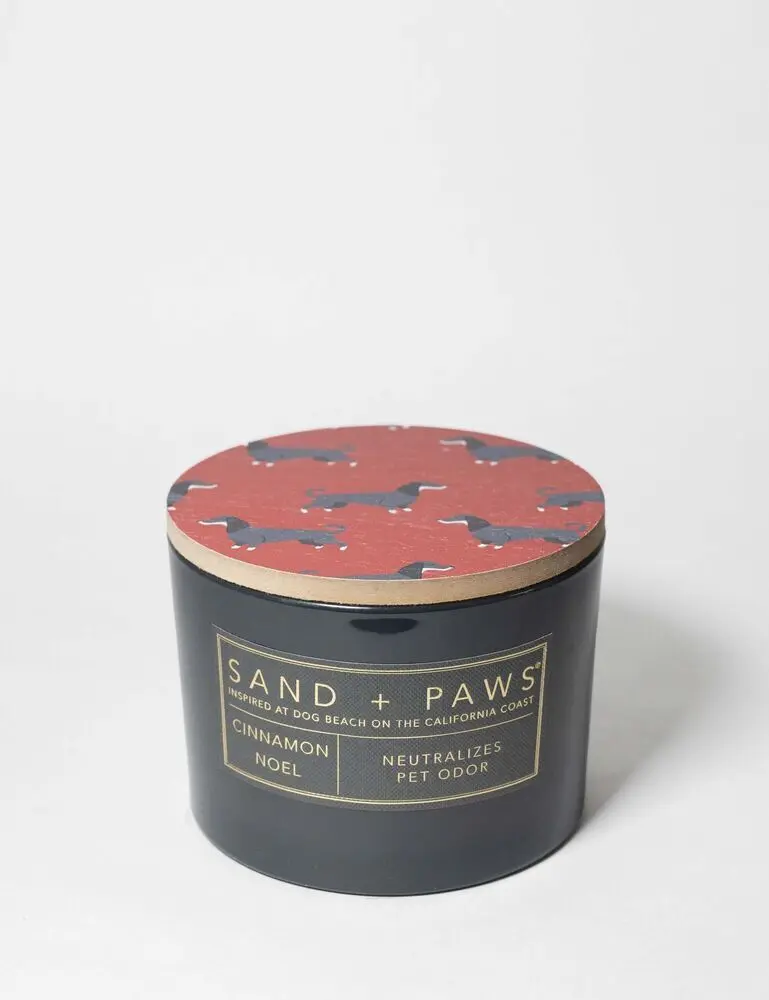 Sand + Paws Cinnamon Noel 12 Oz Scented Candle