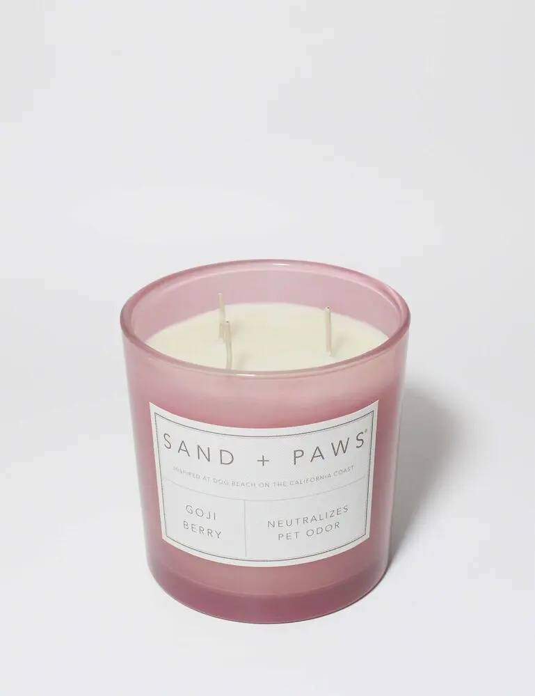 Sand + Paws Goji Berry 21 Oz Scented Candle - Image 3