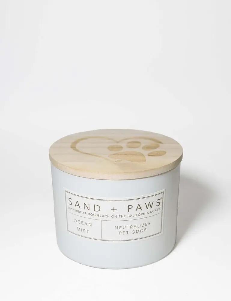 Sand + Paws Ocean Mist 12 Oz Scented Candle